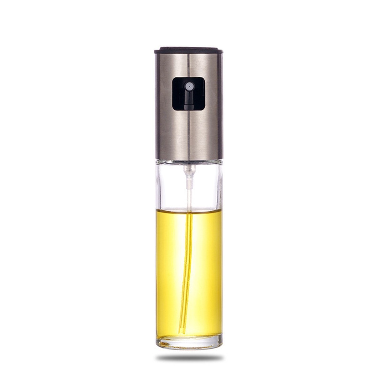 3.53oz Stainless Steel Glass Oil Sprayer Bottle