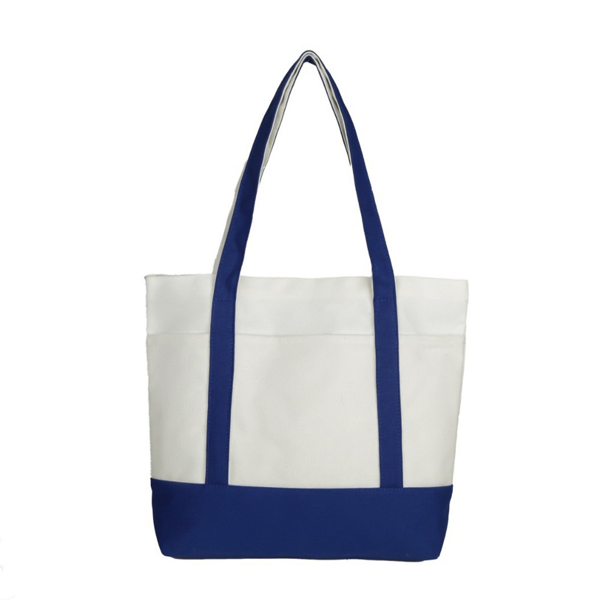 Natural Cotton Canvas Grocery Tote Bag