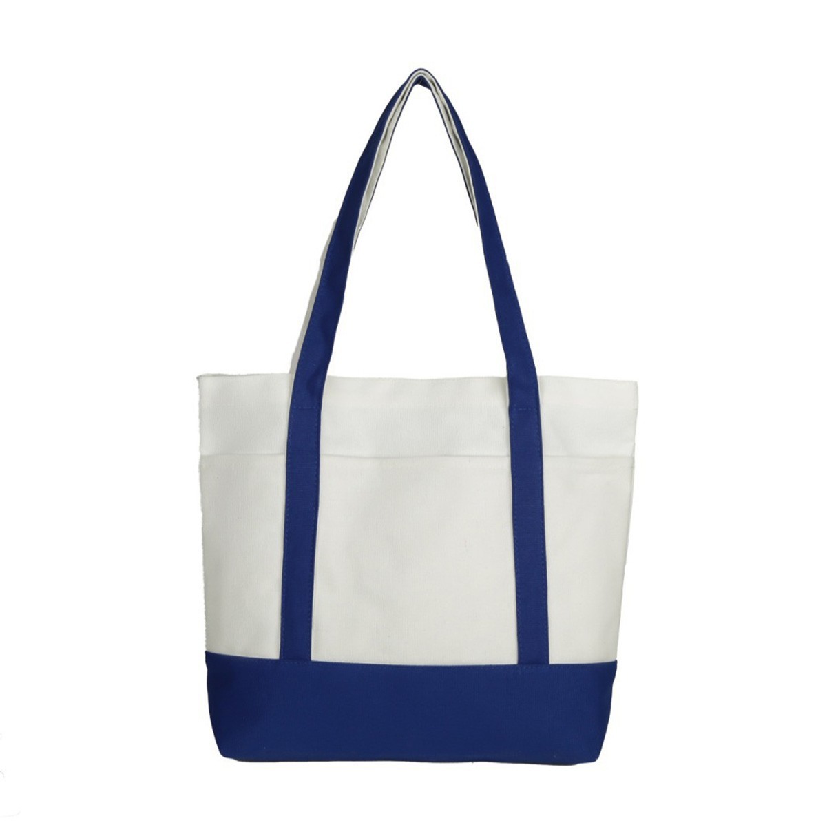 Natural Cotton Canvas Grocery Tote Bag