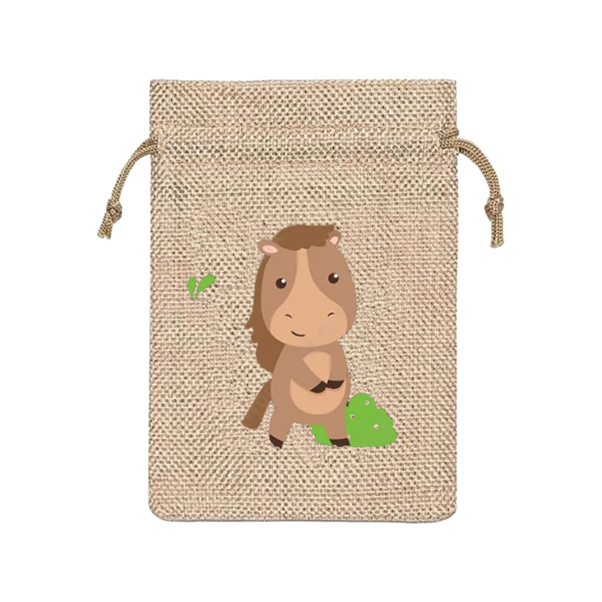 Jute Drawstring Bag