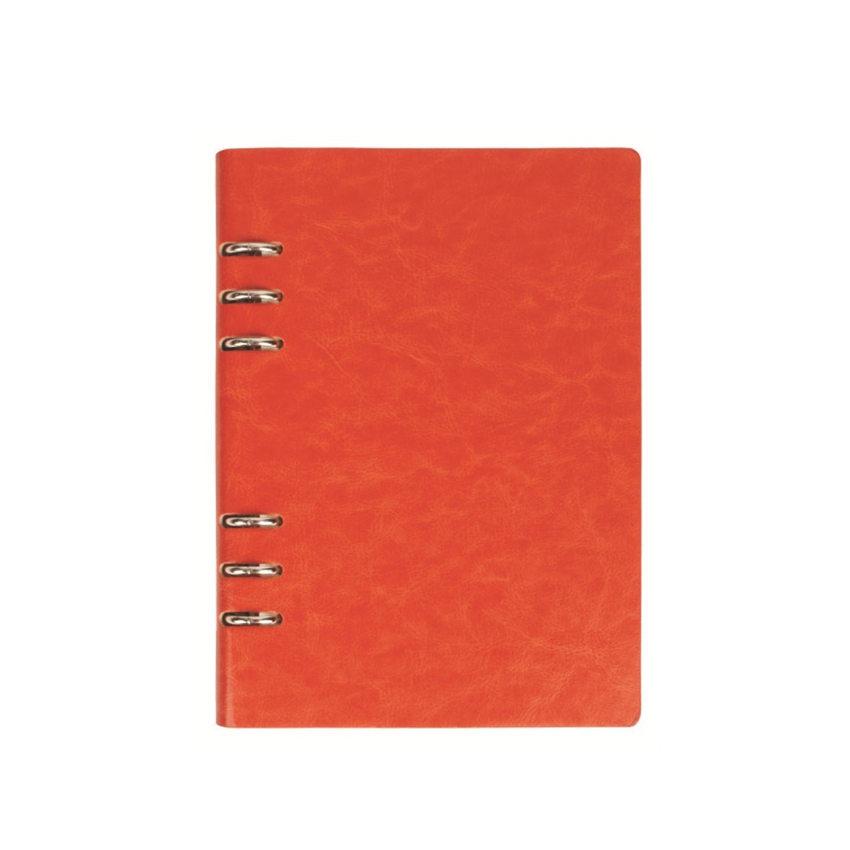 PU Leather Metal Binder A5 Notebook