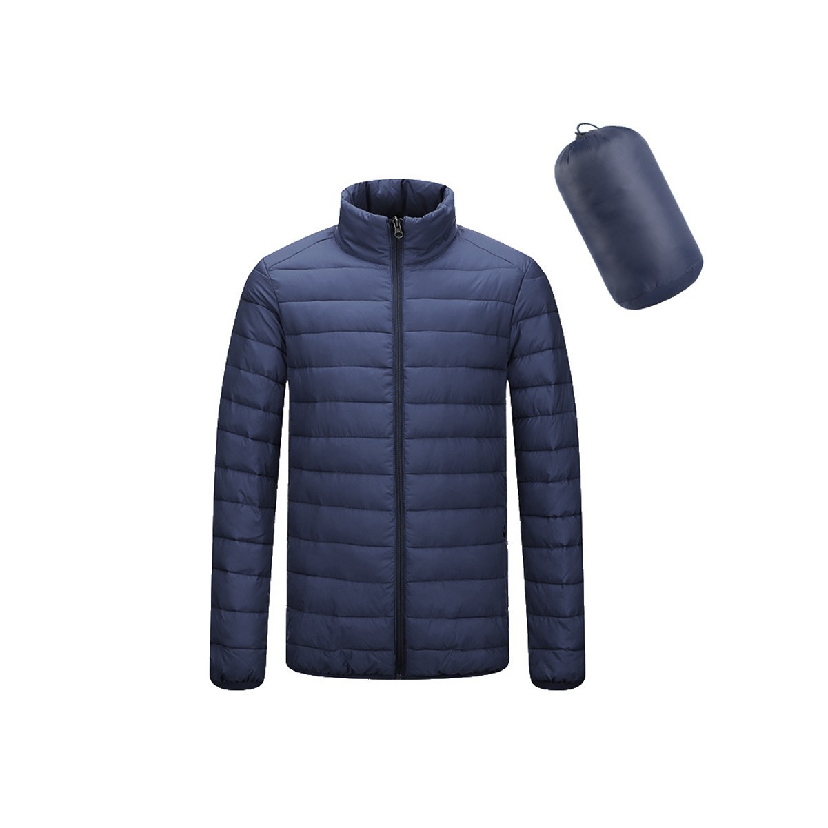 Folding Puffer Jacket with Storage Bag