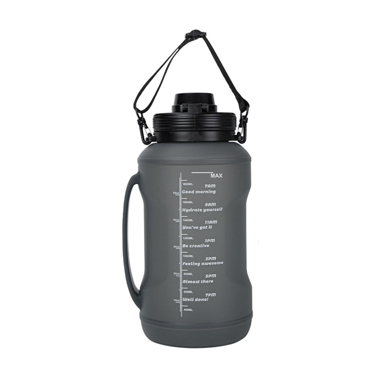 67.6 oz Travel-Friendly Silicone Water Bottle