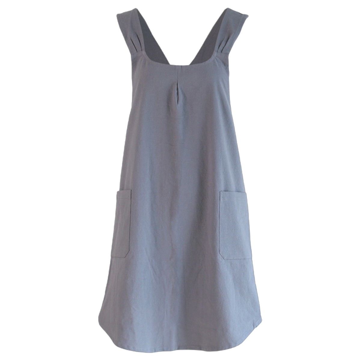 Organic Cotton Linen Cross-Back Apron
