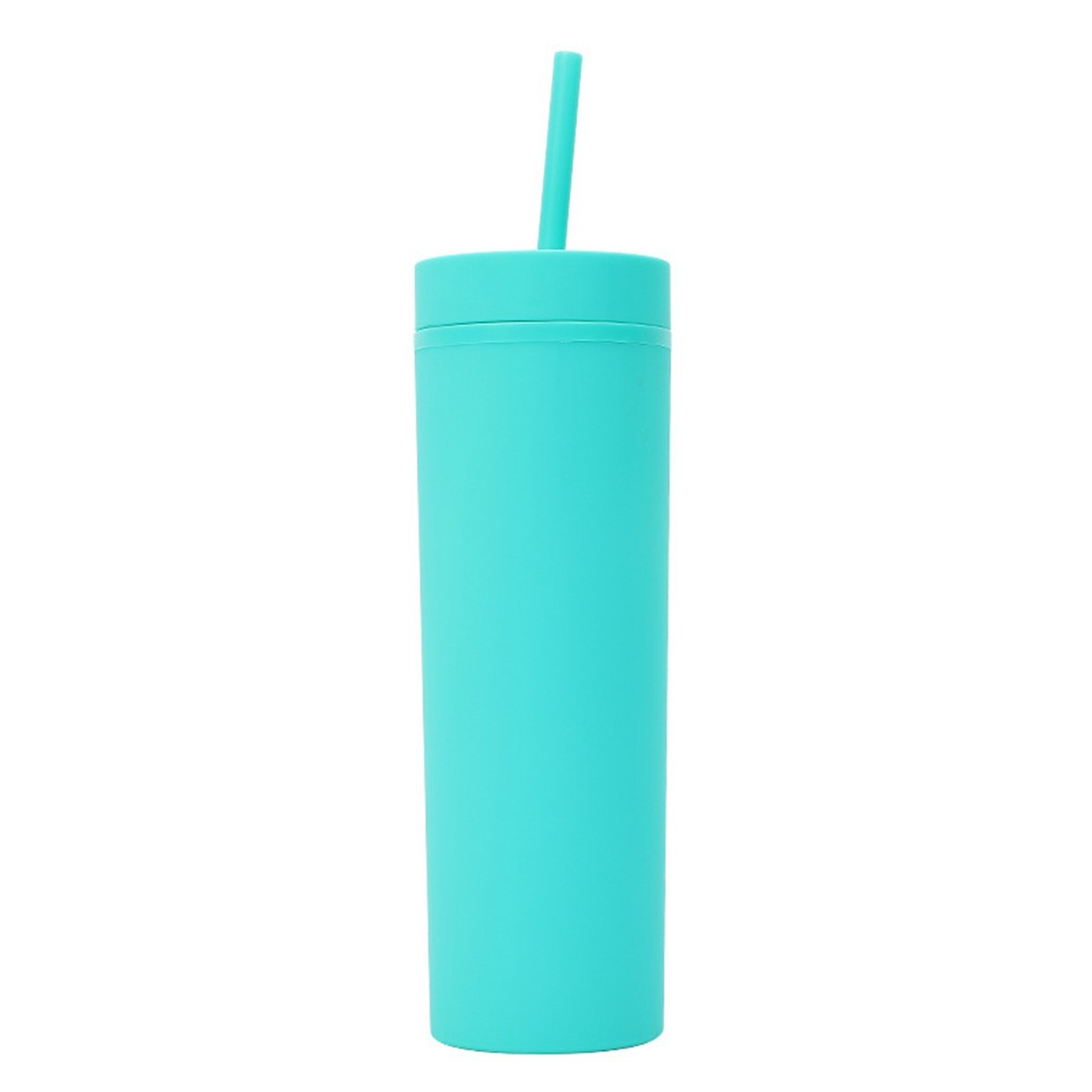 16oz Insulated Acrylic Tumbler with Lid and Straw