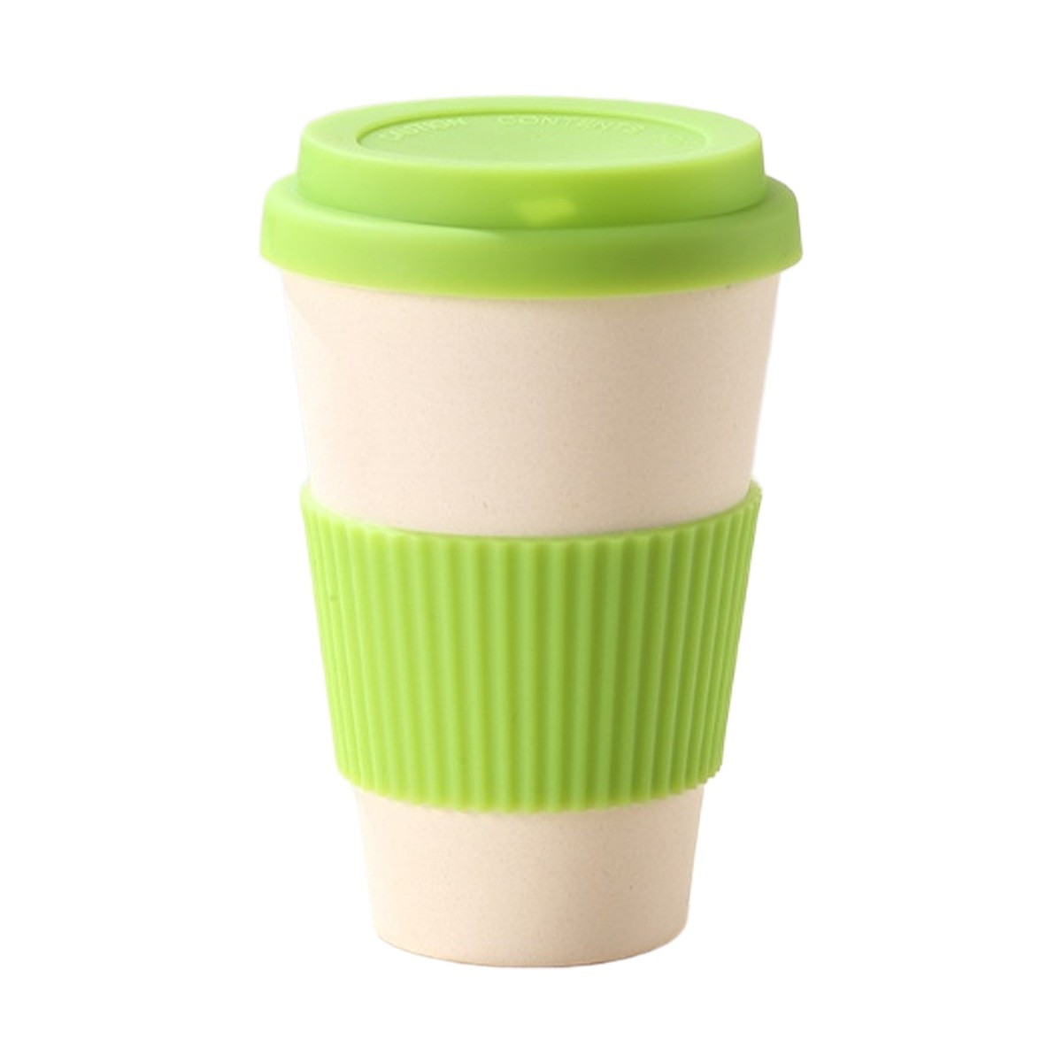 Eco-Friendly Bamboo Travel Cup with Drip-Proof Lid and Silicon Sleeve