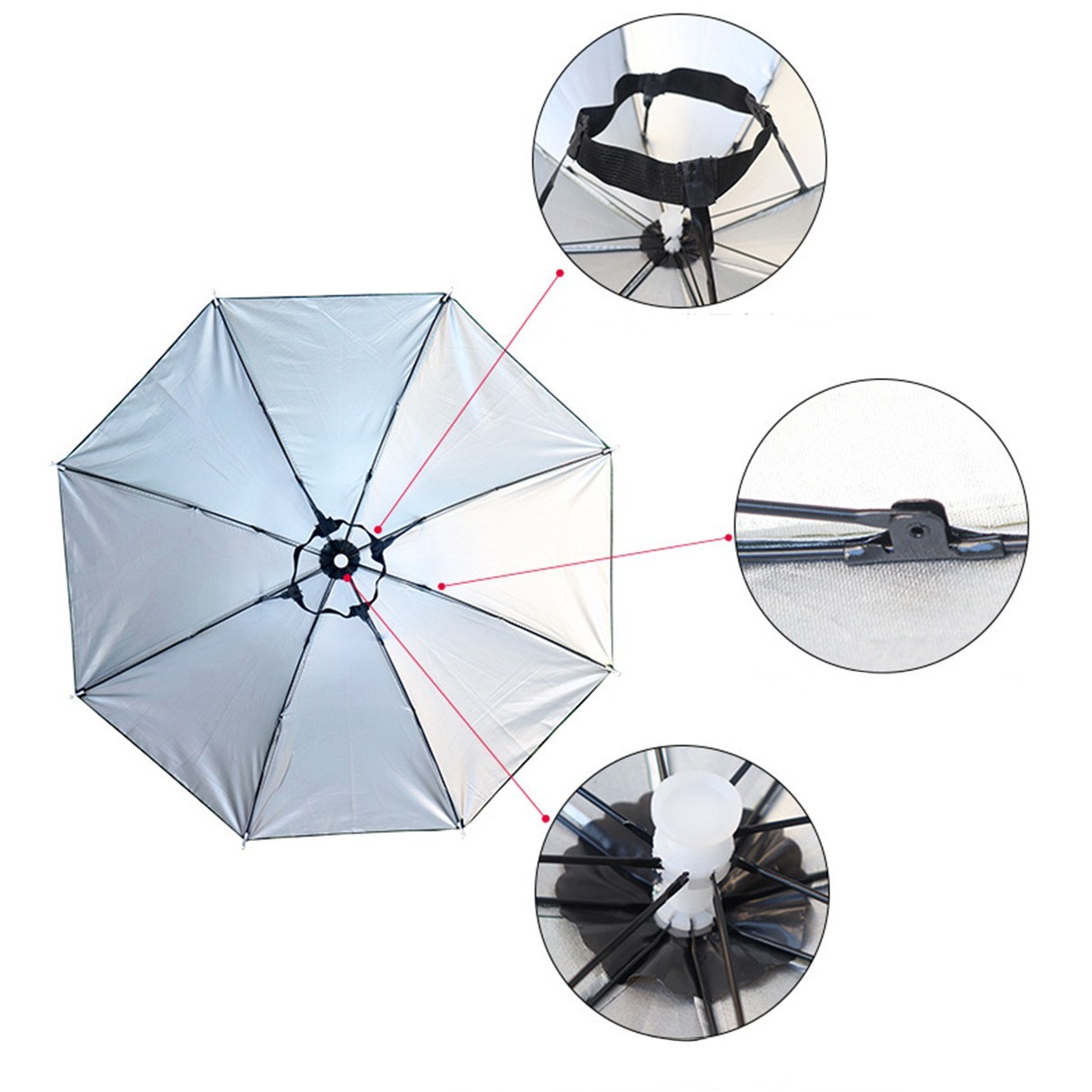 Dual Protection Foldable Sunshade Hat