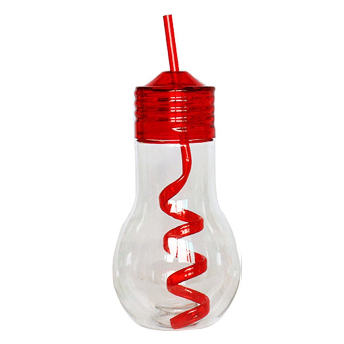 20oz LED Light Bulb Drinking Cup with Straw