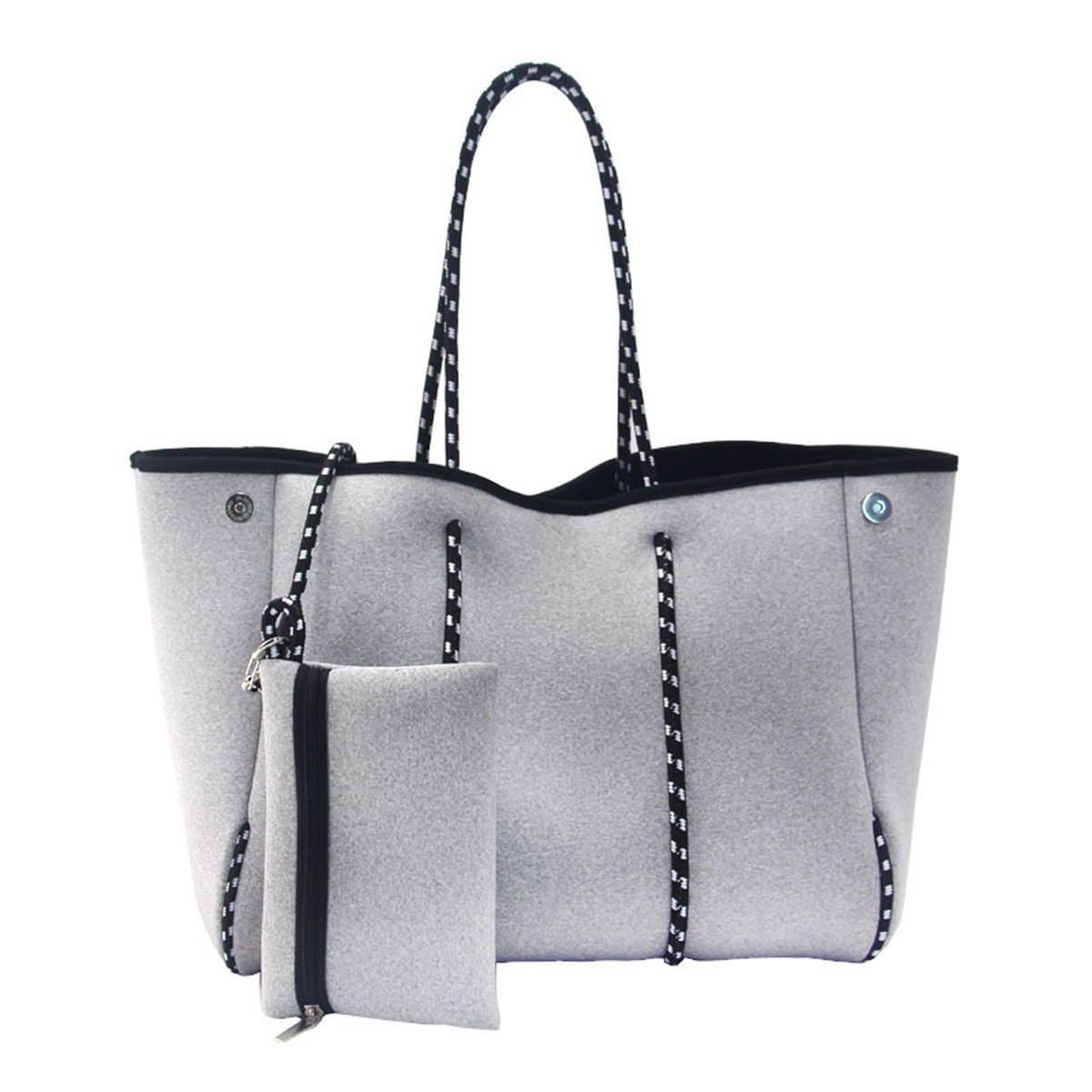 Luxury Neoprene Beach Bag with Expandable Capacity