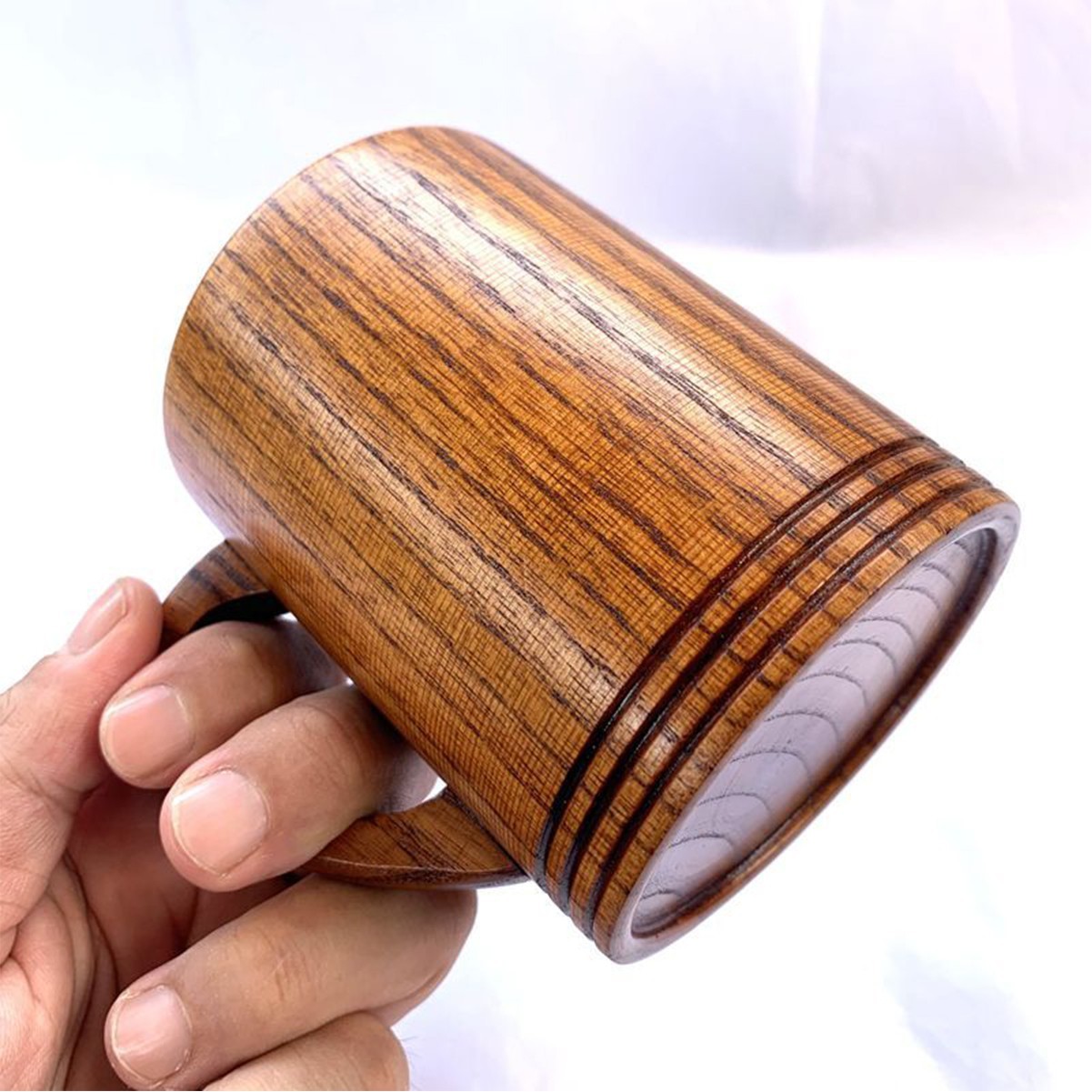 12oz Wooden Coffee Mug