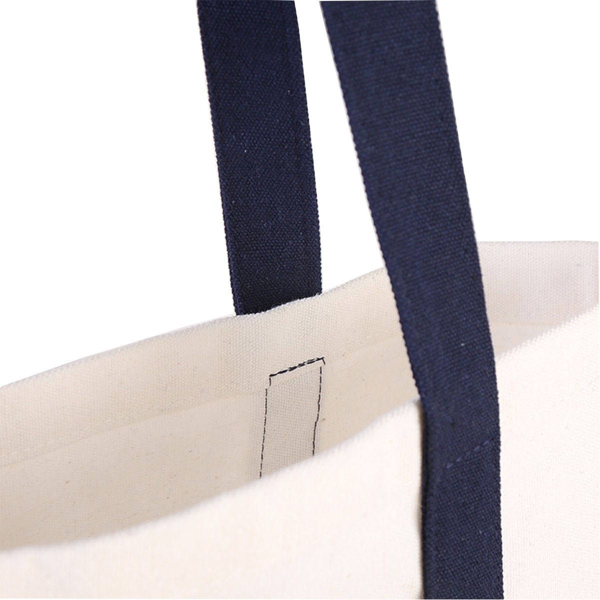 Two-Tone Canvas Tote Bag