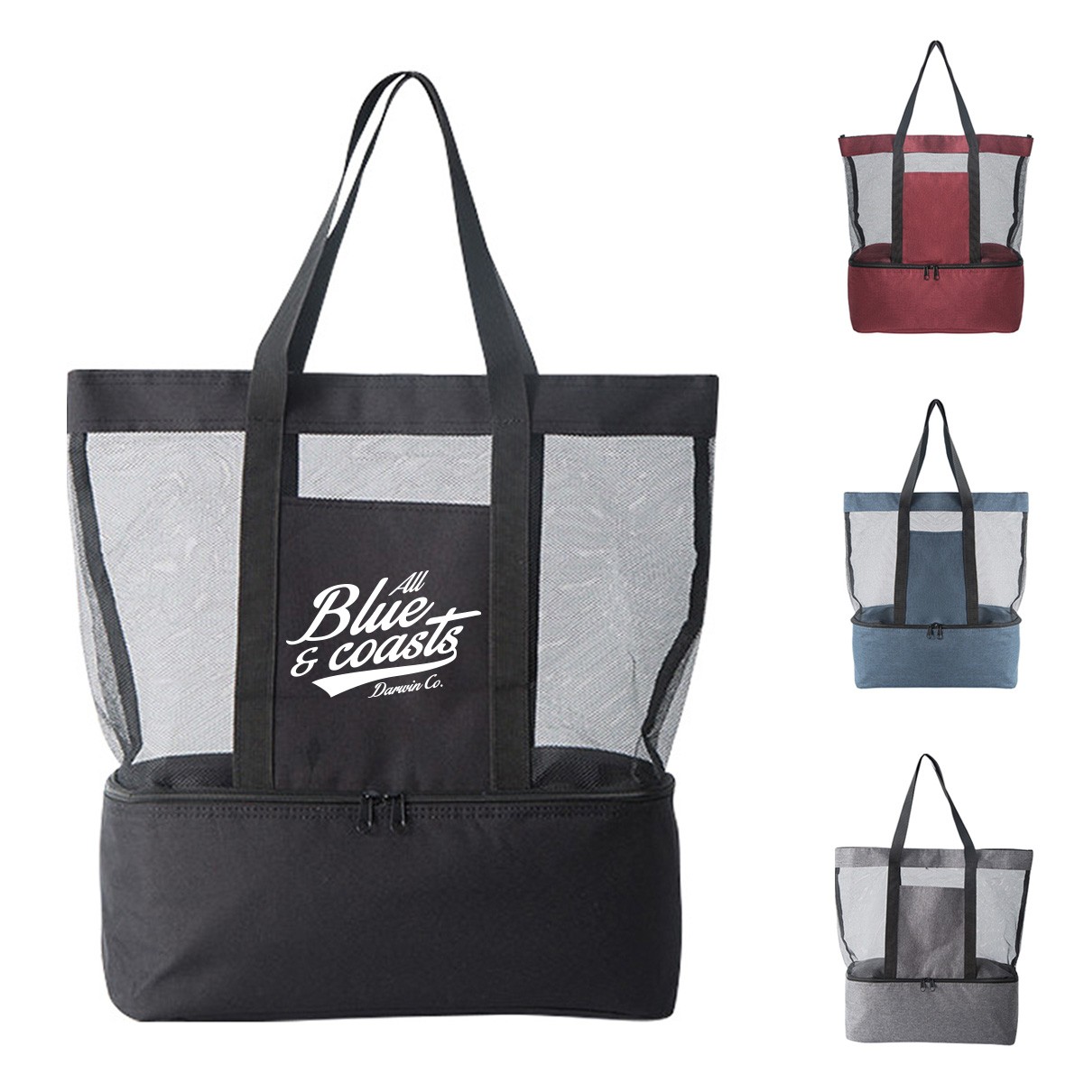 Outdoor Mesh Tote Cooler Bag