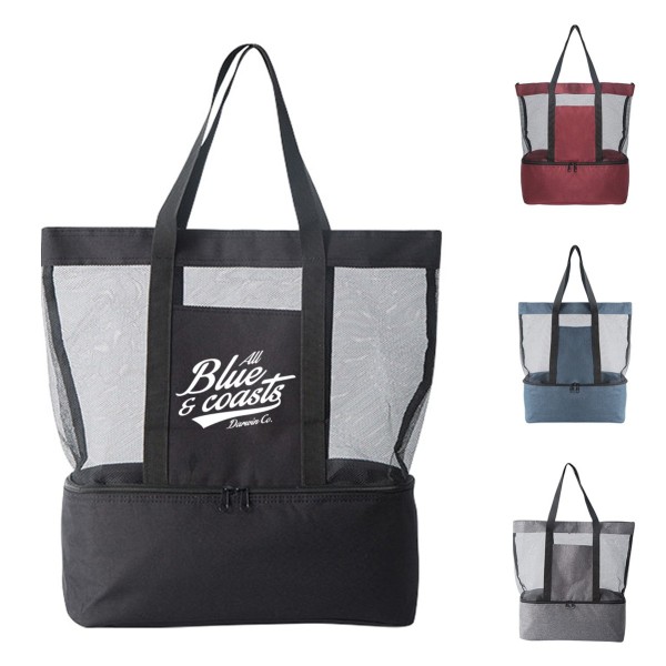Outdoor Mesh Tote Cooler Bag