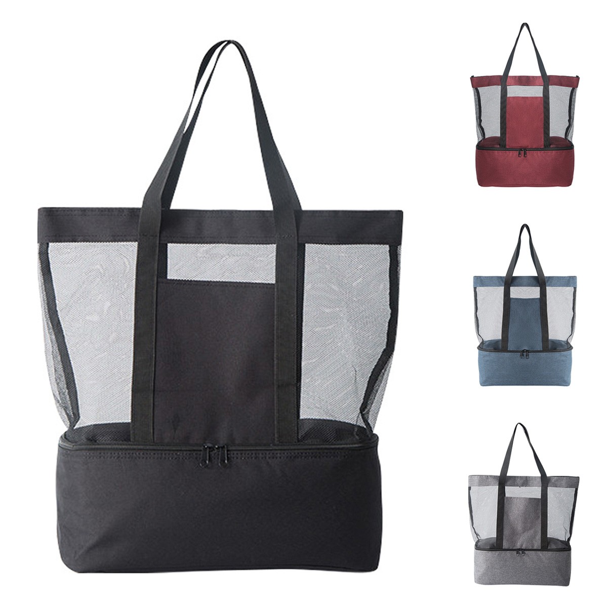 Outdoor Mesh Tote Cooler Bag