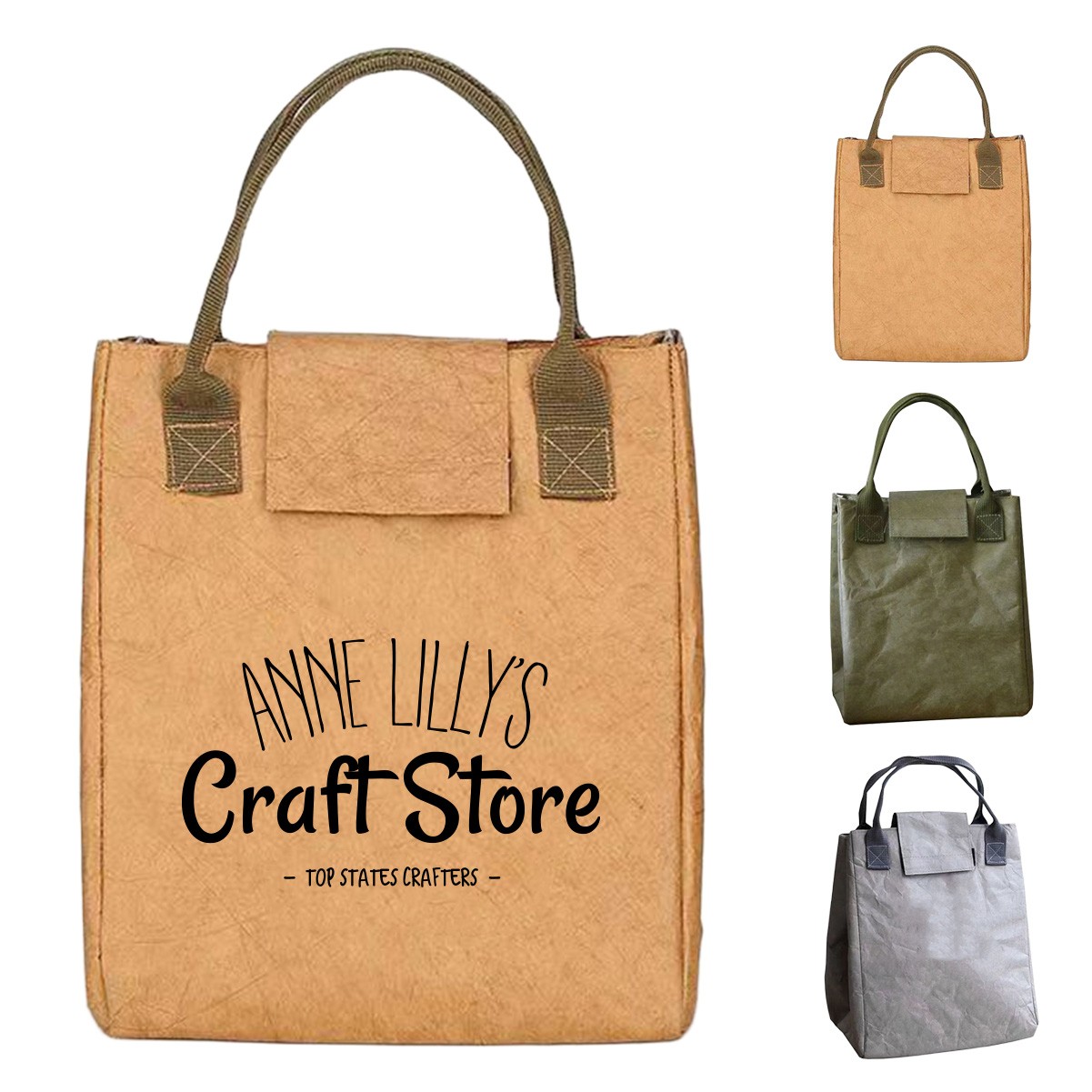 Eco-Friendly Jute Insulated Cooler Tote Bag