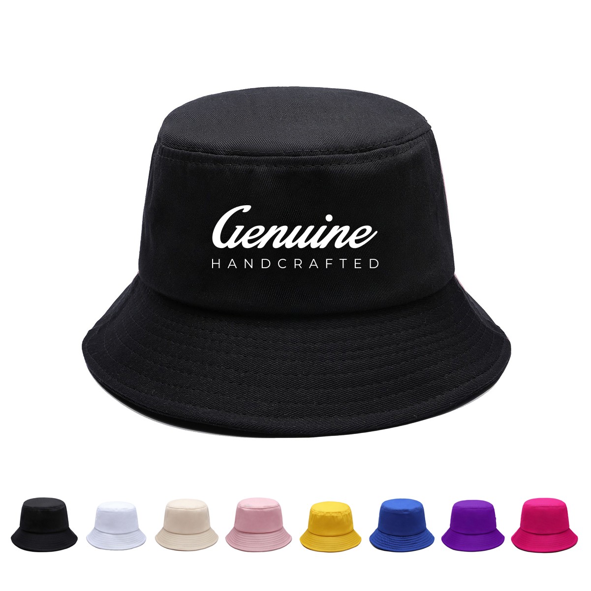 Sun Protection Cotton Bucket Hat