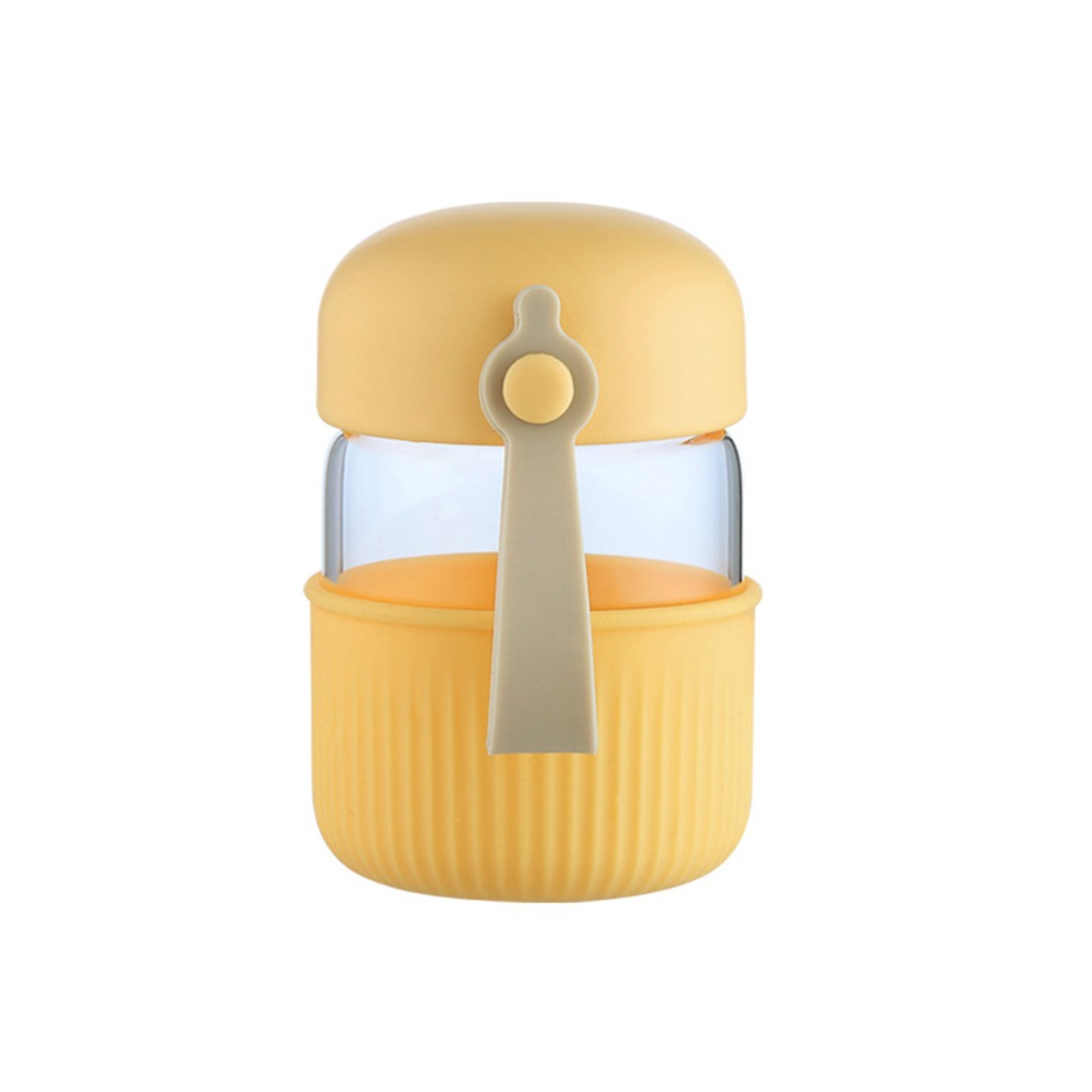 7.44oz Glass Water Cup with Secure Lid