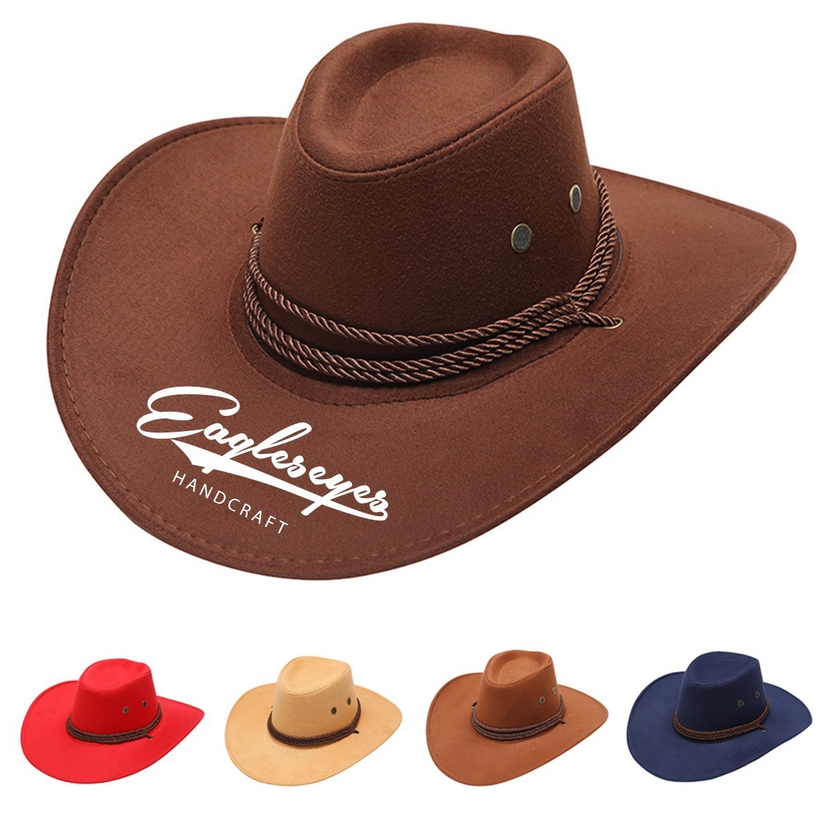 Wide Brim Cowboy Hat