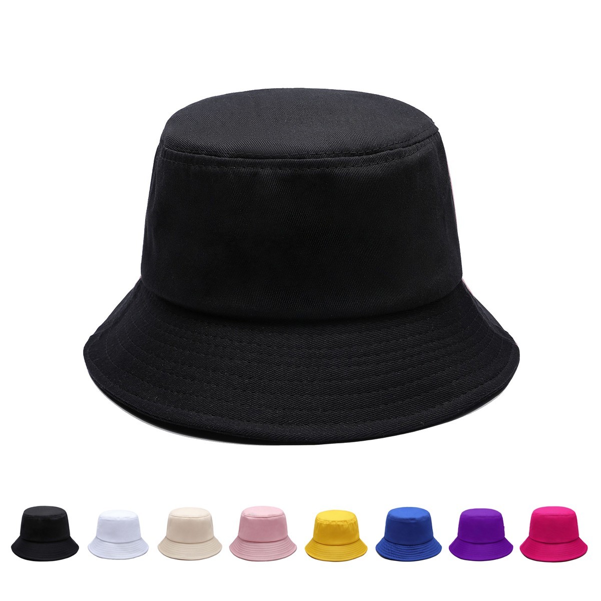 Sun Protection Cotton Bucket Hat