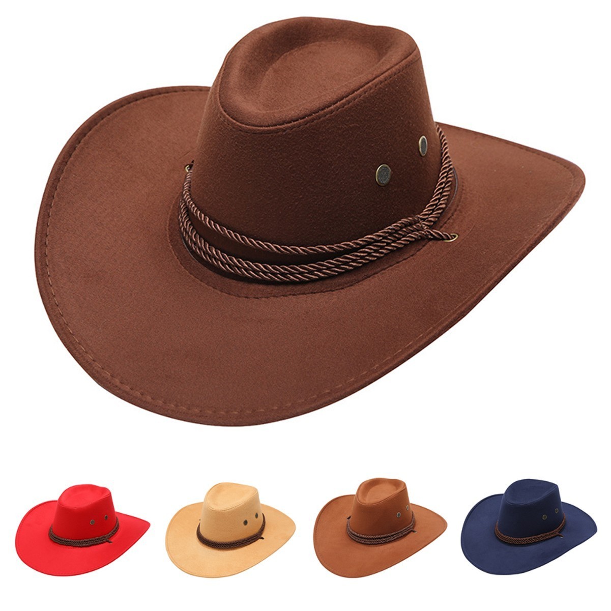 Wide Brim Cowboy Hat