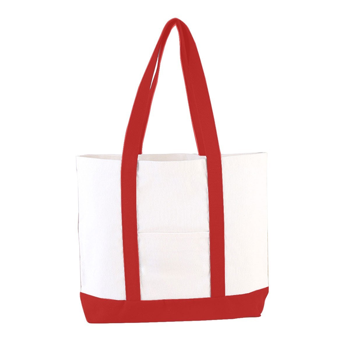 Two-Tone Canvas Tote Bag