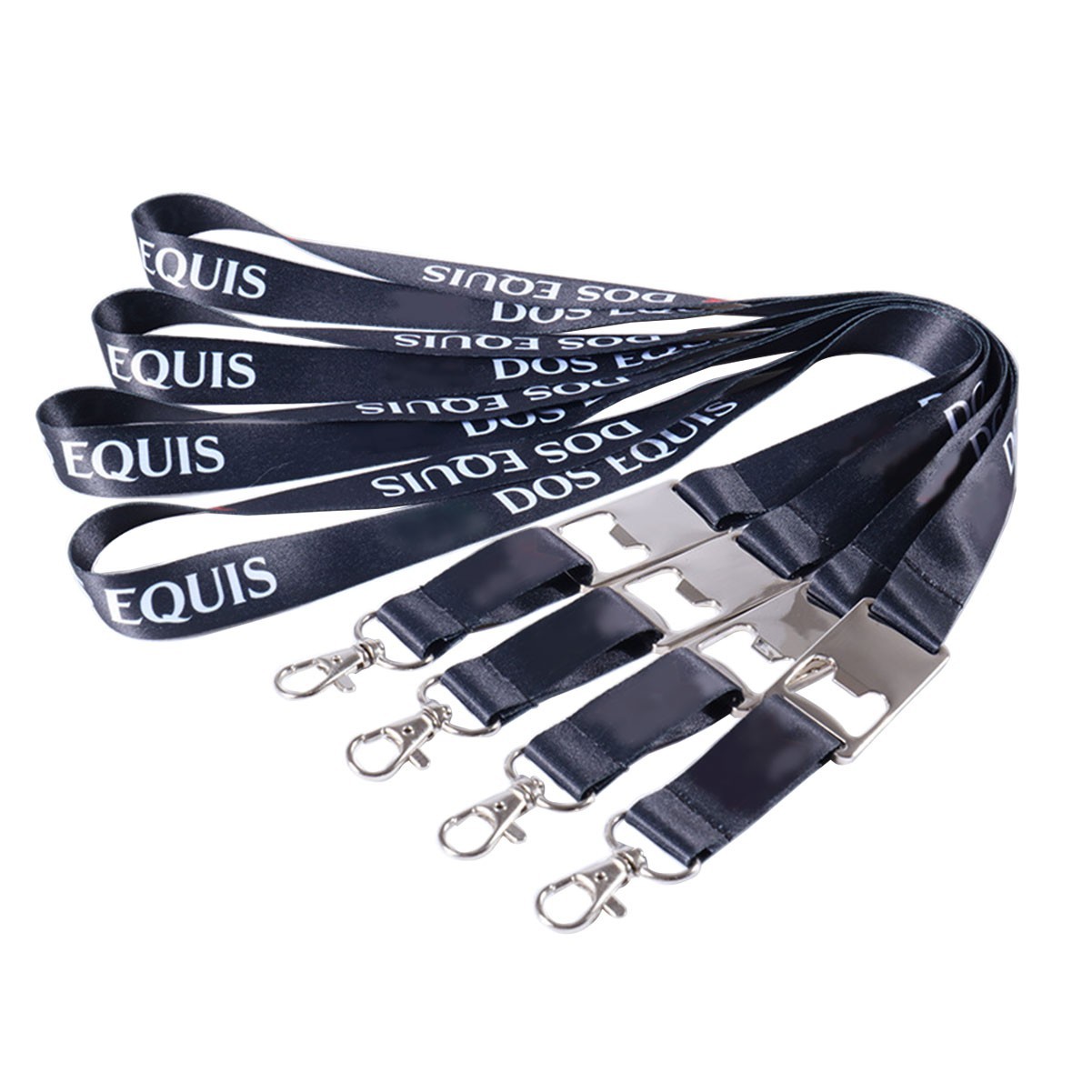 Polyester Lanyard w/ Bottle Opener & Lobster Clip
