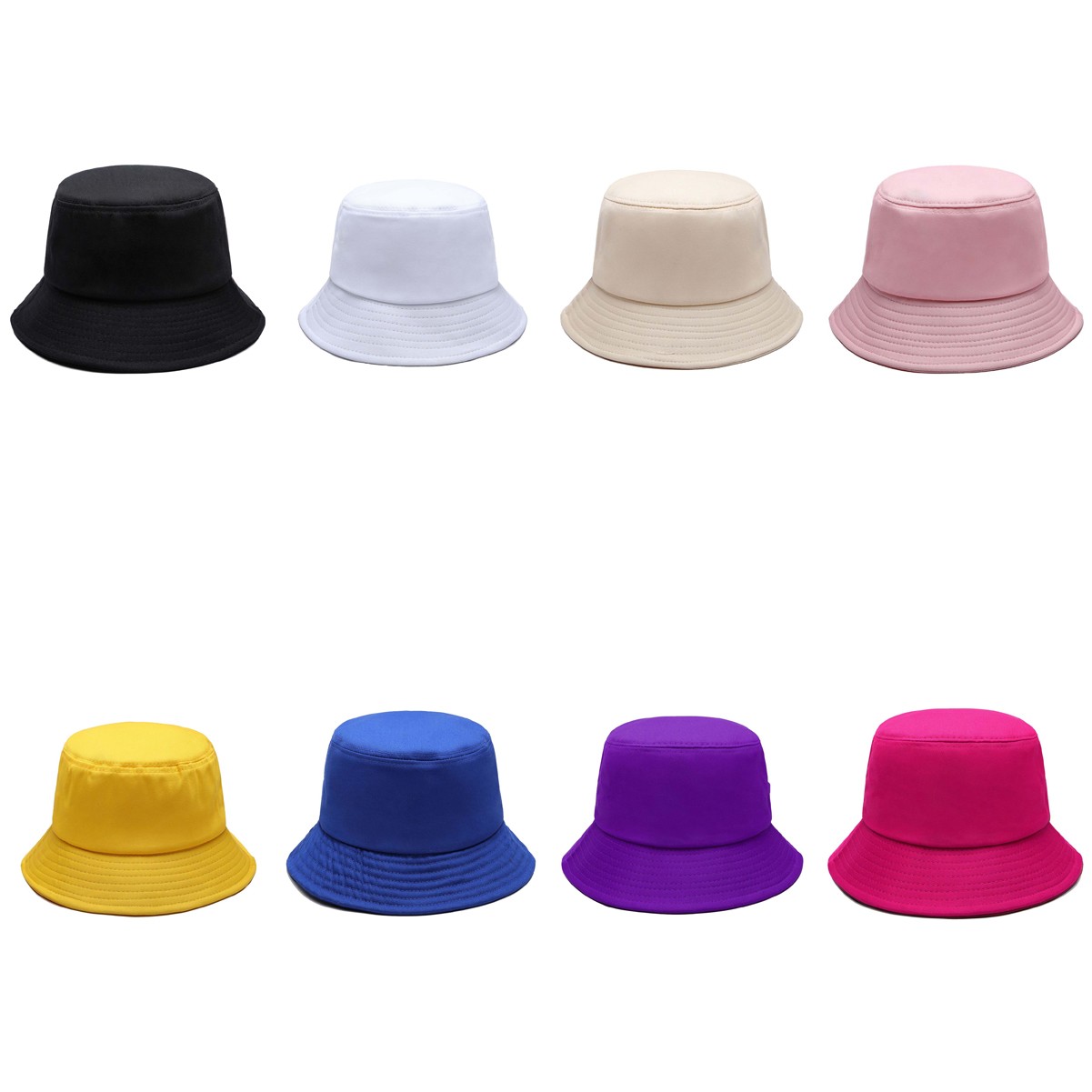 Sun Protection Cotton Bucket Hat