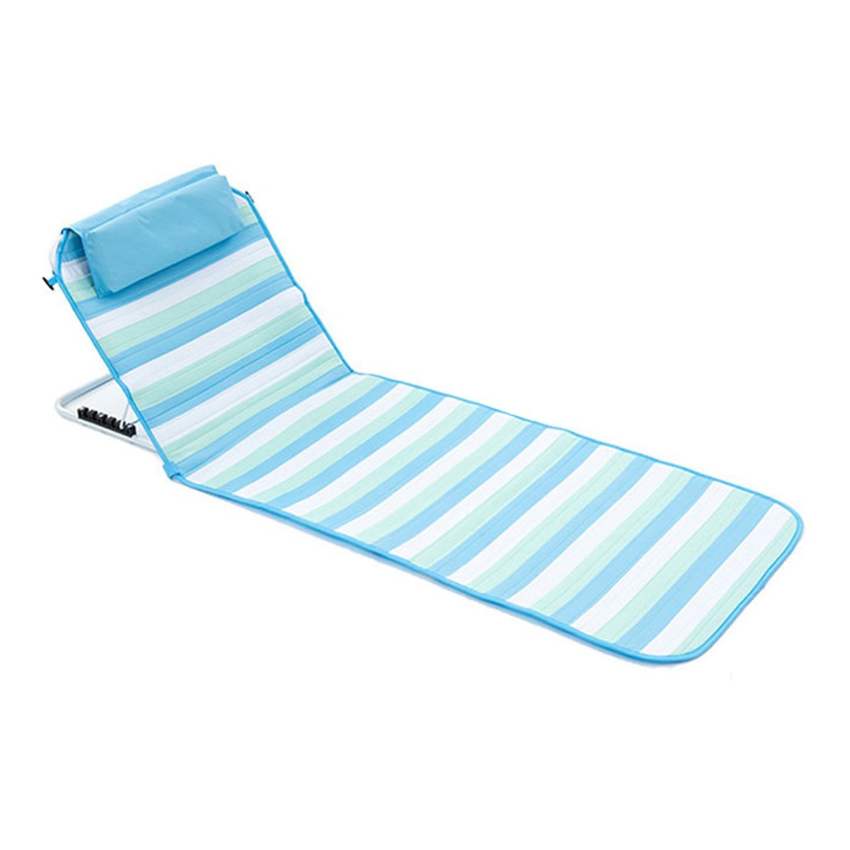 Beach Lounger Mat with Handled Tote Bag