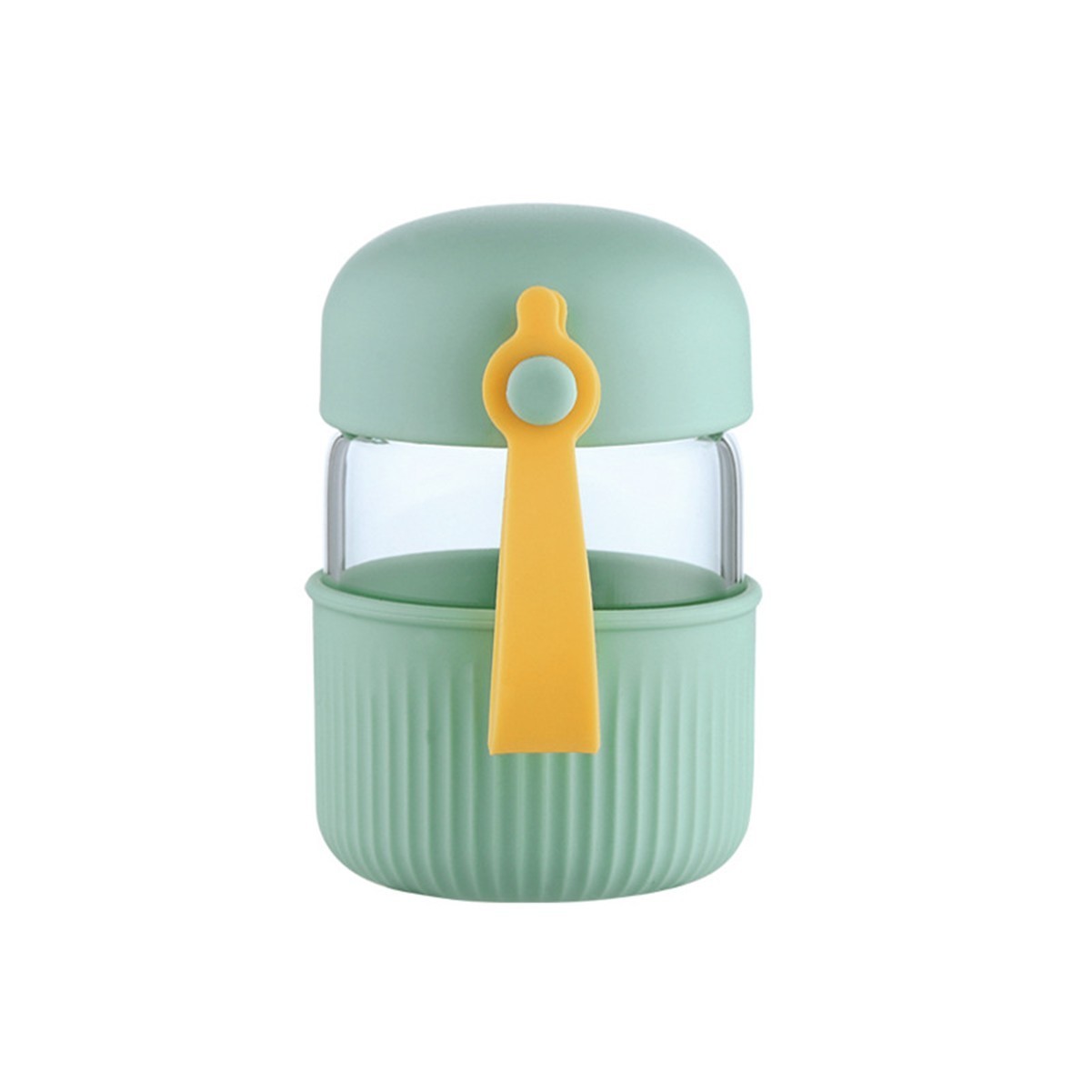 7.44oz Glass Water Cup with Secure Lid