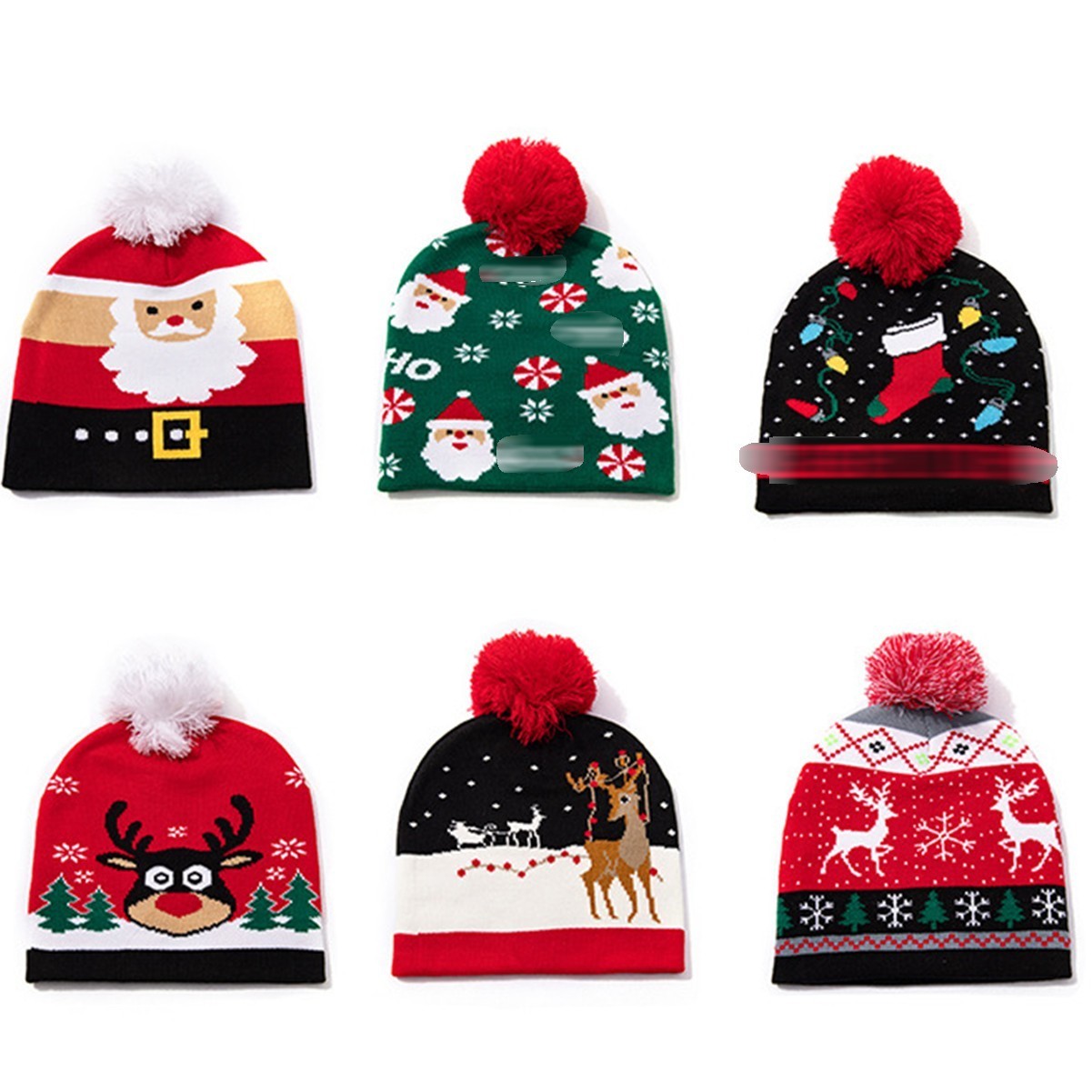 Christmas Knitted Jacquard Hat