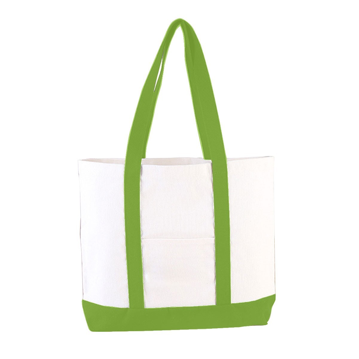 Two-Tone Canvas Tote Bag