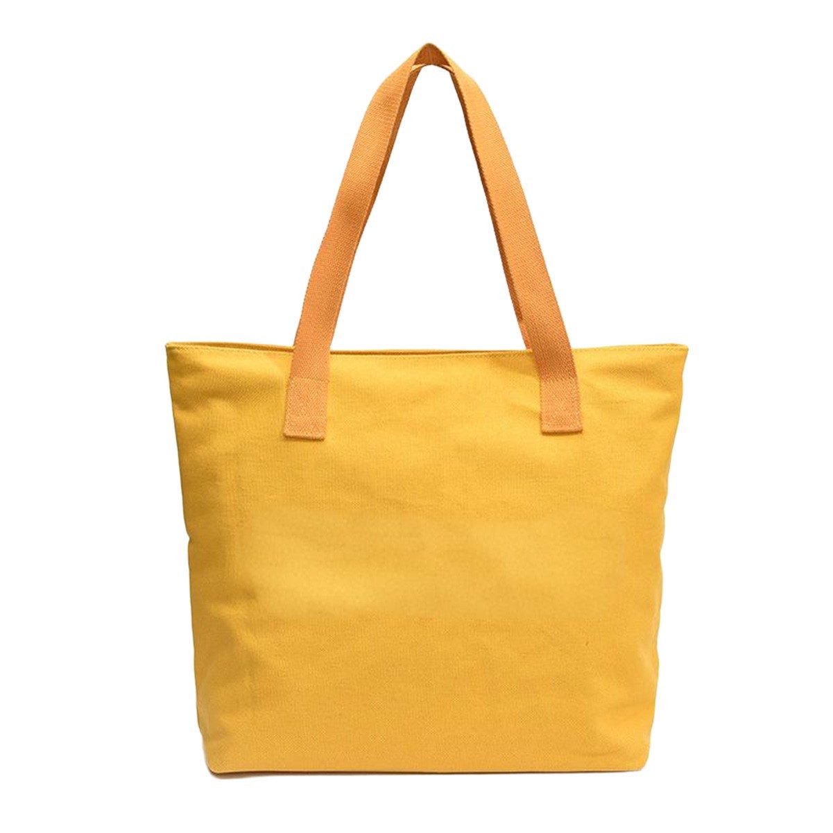 Natural Cotton Canvas Shopping Tote Bag
