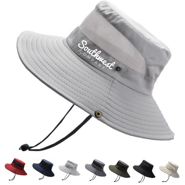 Wide Brim Uv Protection Bucket Hat