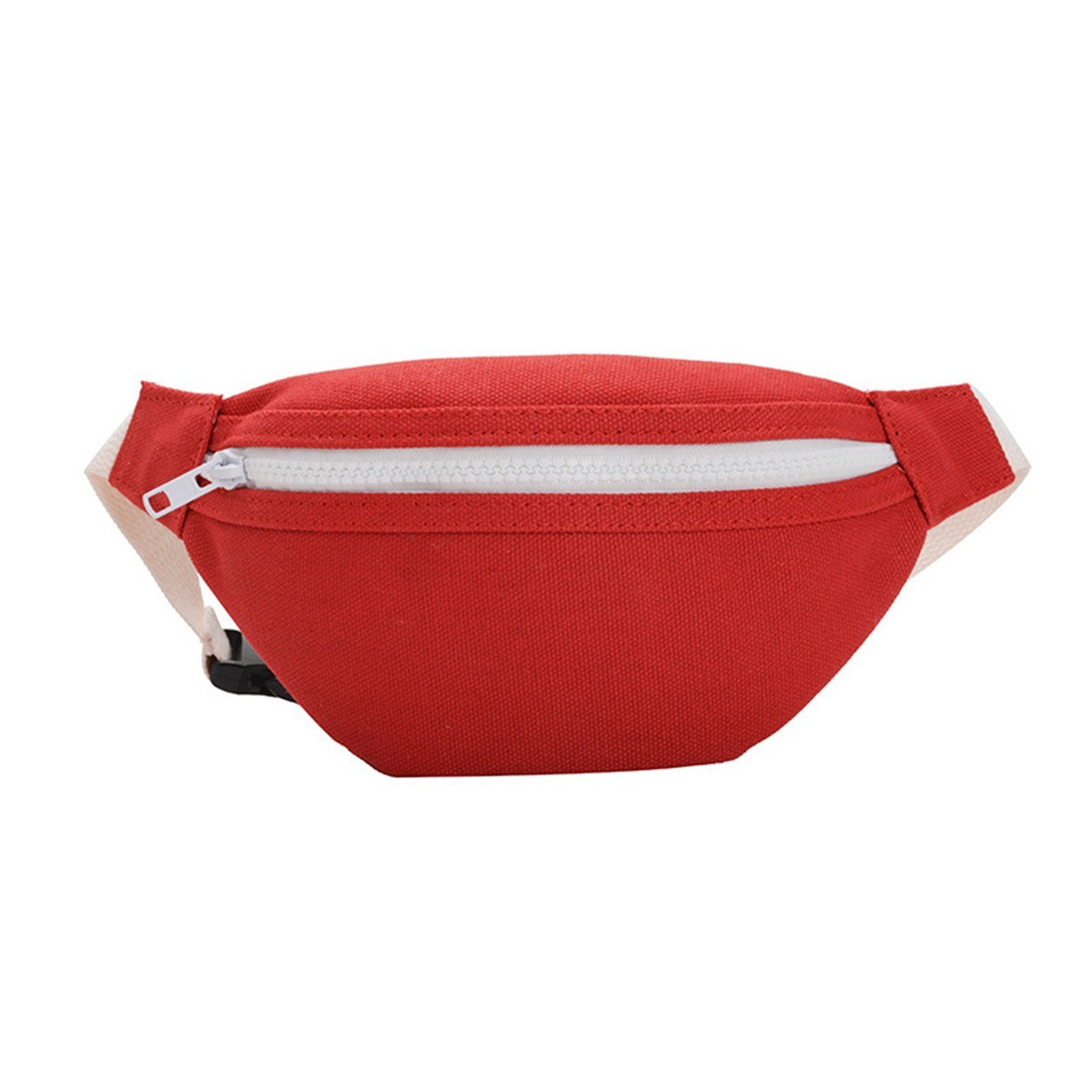 Canvas Dumpling Shape Fanny Pack
