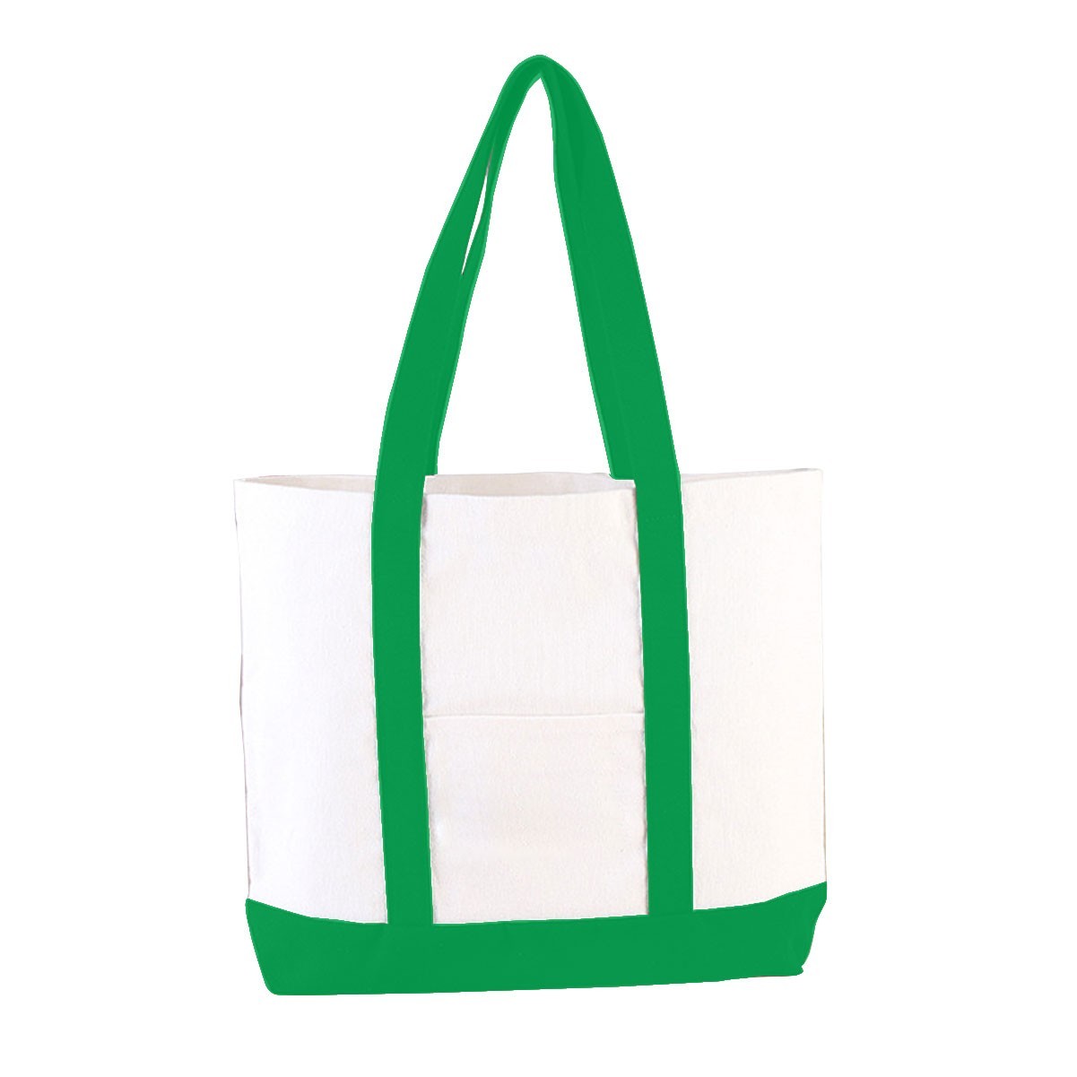Two-Tone Canvas Tote Bag