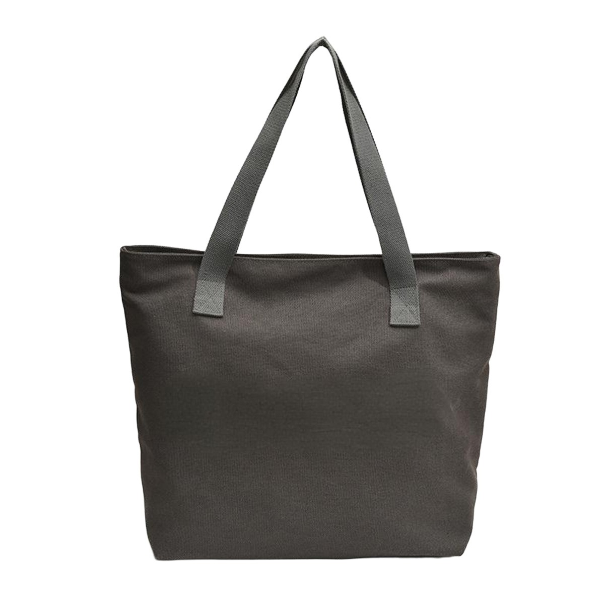 Natural Cotton Canvas Shopping Tote Bag