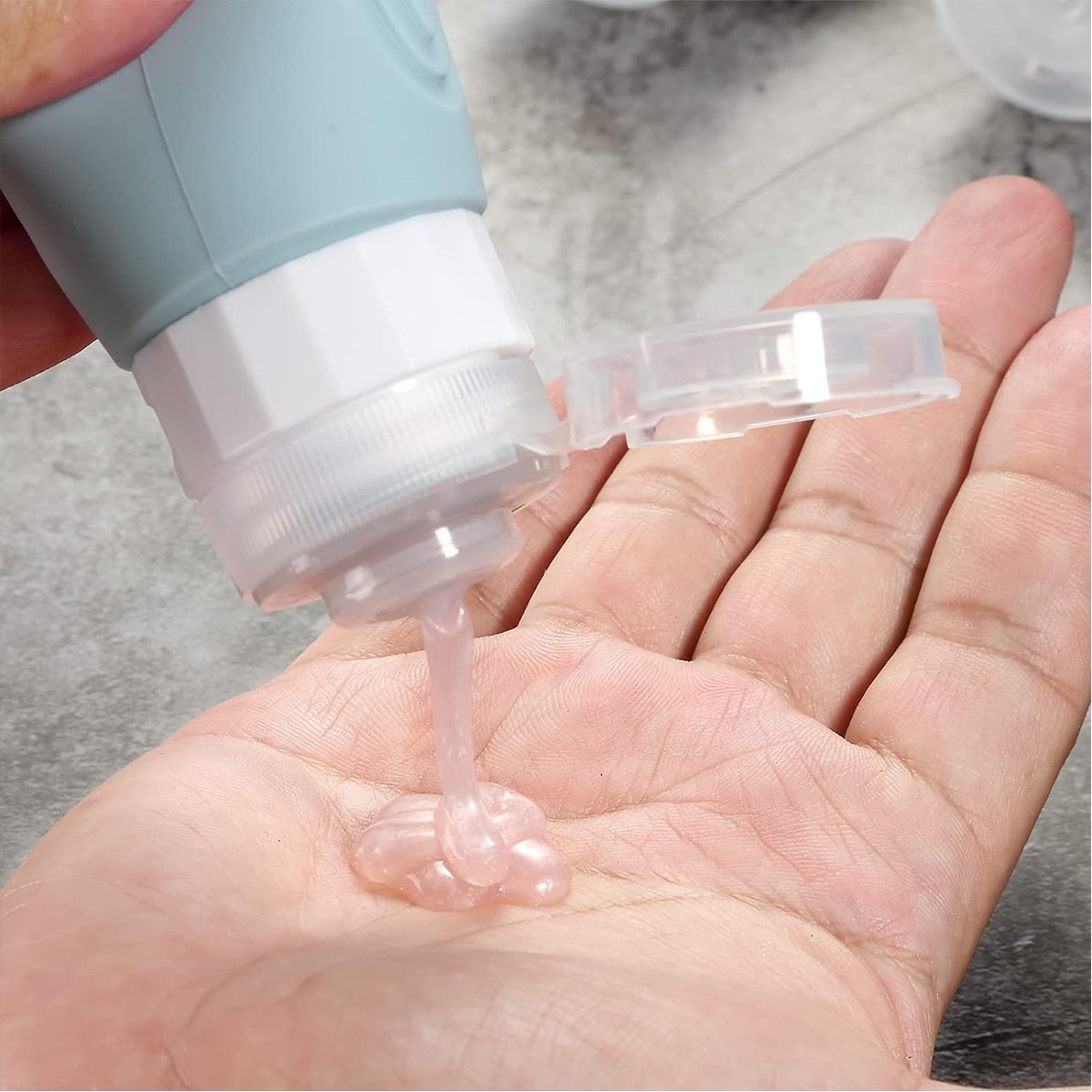 3oz Portable Leak Proof SiliconeTravel Bottle