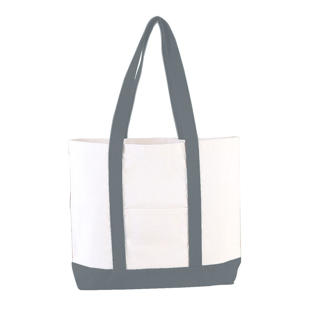 Two-Tone Canvas Tote Bag