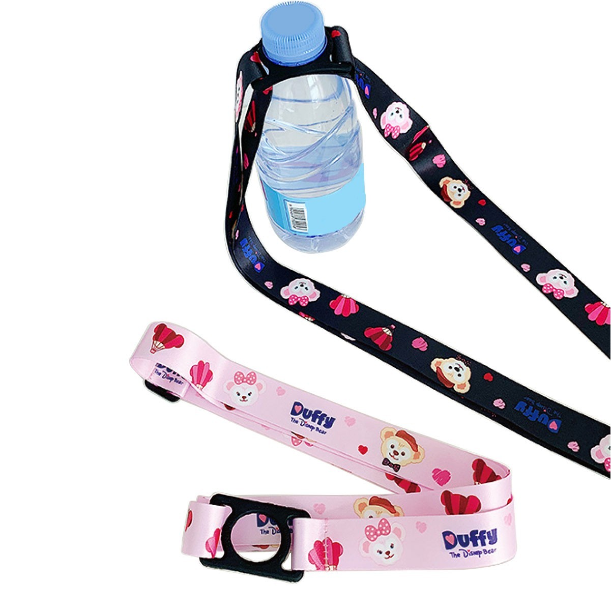 Silicone Beverage Bottle Lanyard w/ Adjustable Strap