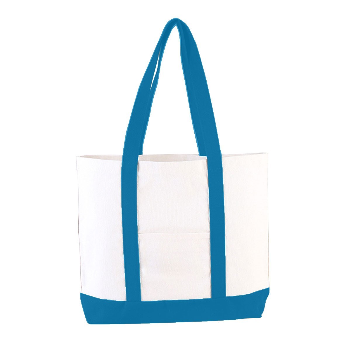 Two-Tone Canvas Tote Bag