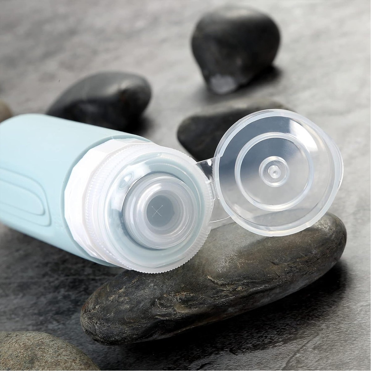 3oz Portable Leak Proof SiliconeTravel Bottle