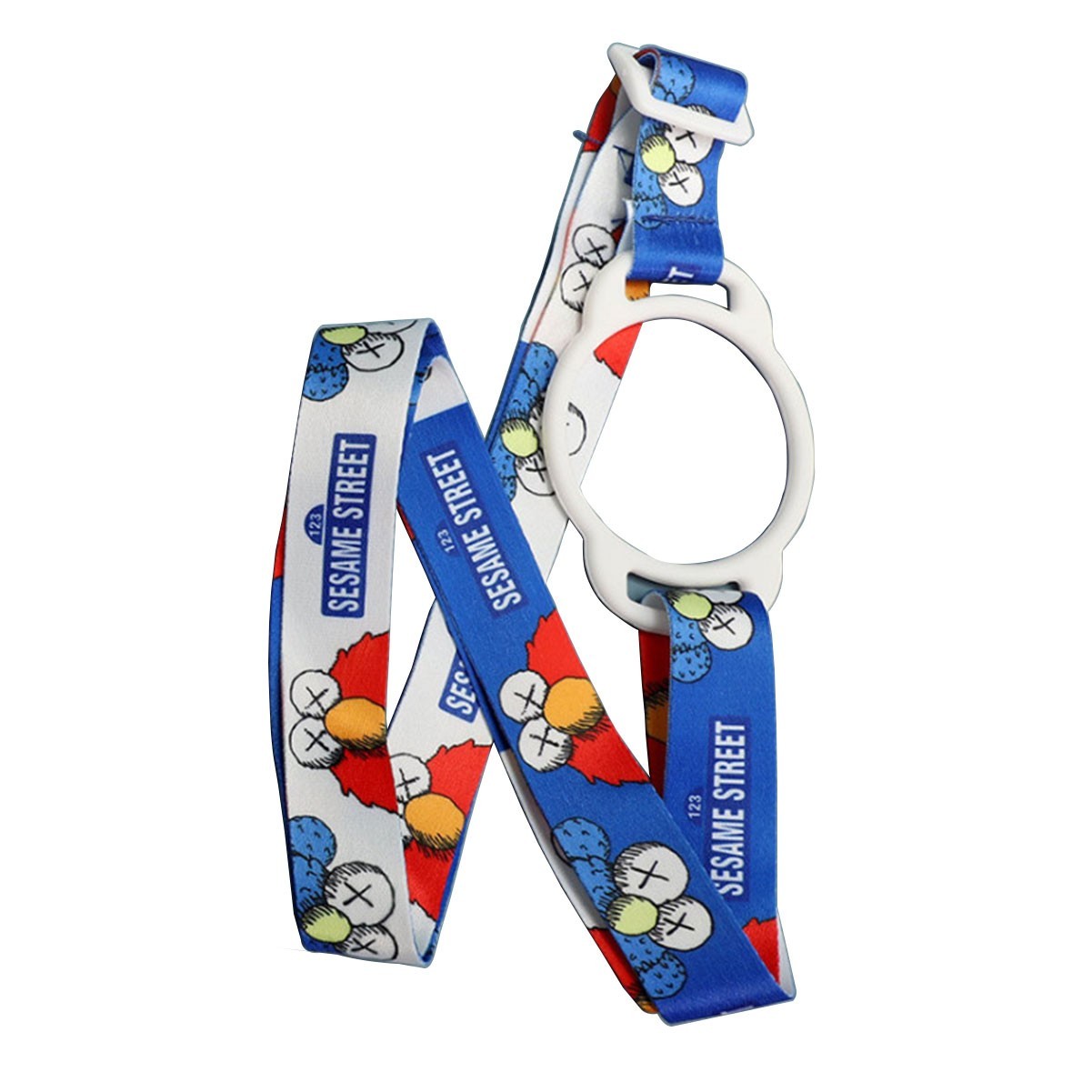 Silicone Beverage Bottle Lanyard w/ Adjustable Strap