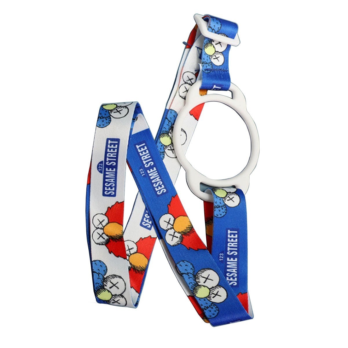 Silicone Beverage Bottle Lanyard w/ Adjustable Strap