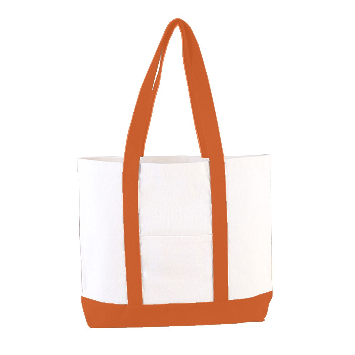 Two-Tone Canvas Tote Bag