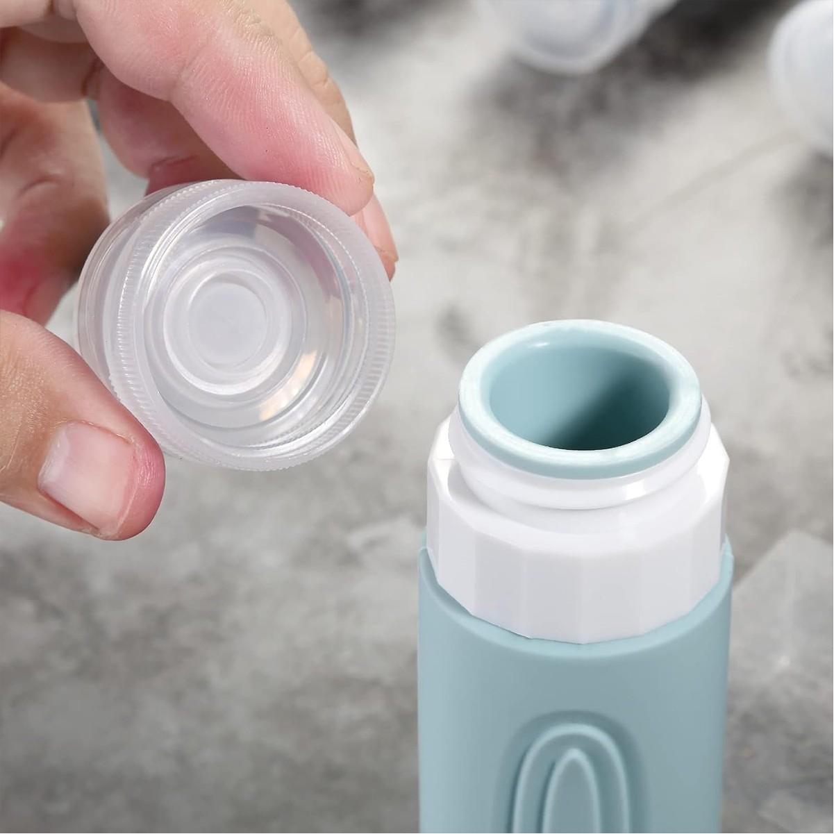 3oz Portable Leak Proof SiliconeTravel Bottle