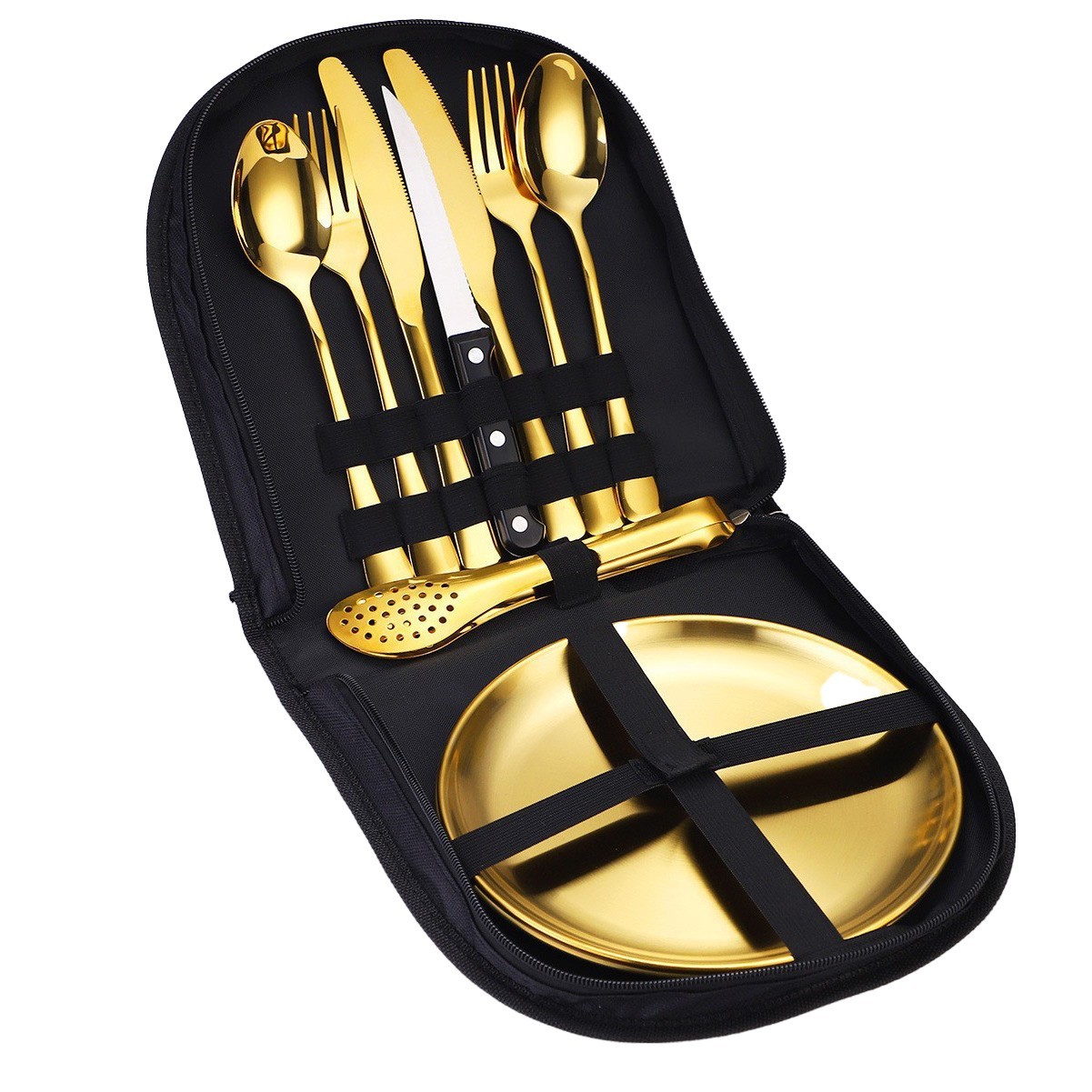 Portable Outdoor Picnic Tableware Bag