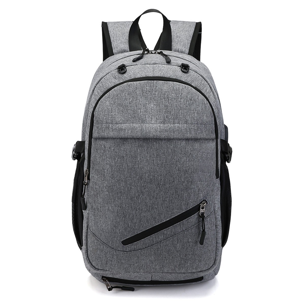 Sports Gear Backpack with Hidden Ball Compartment and USB Port