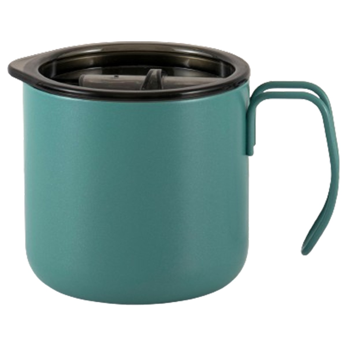 12oz Stainless Steel Vacuum Insulated Mug with Handle and Lid and Slide Opening