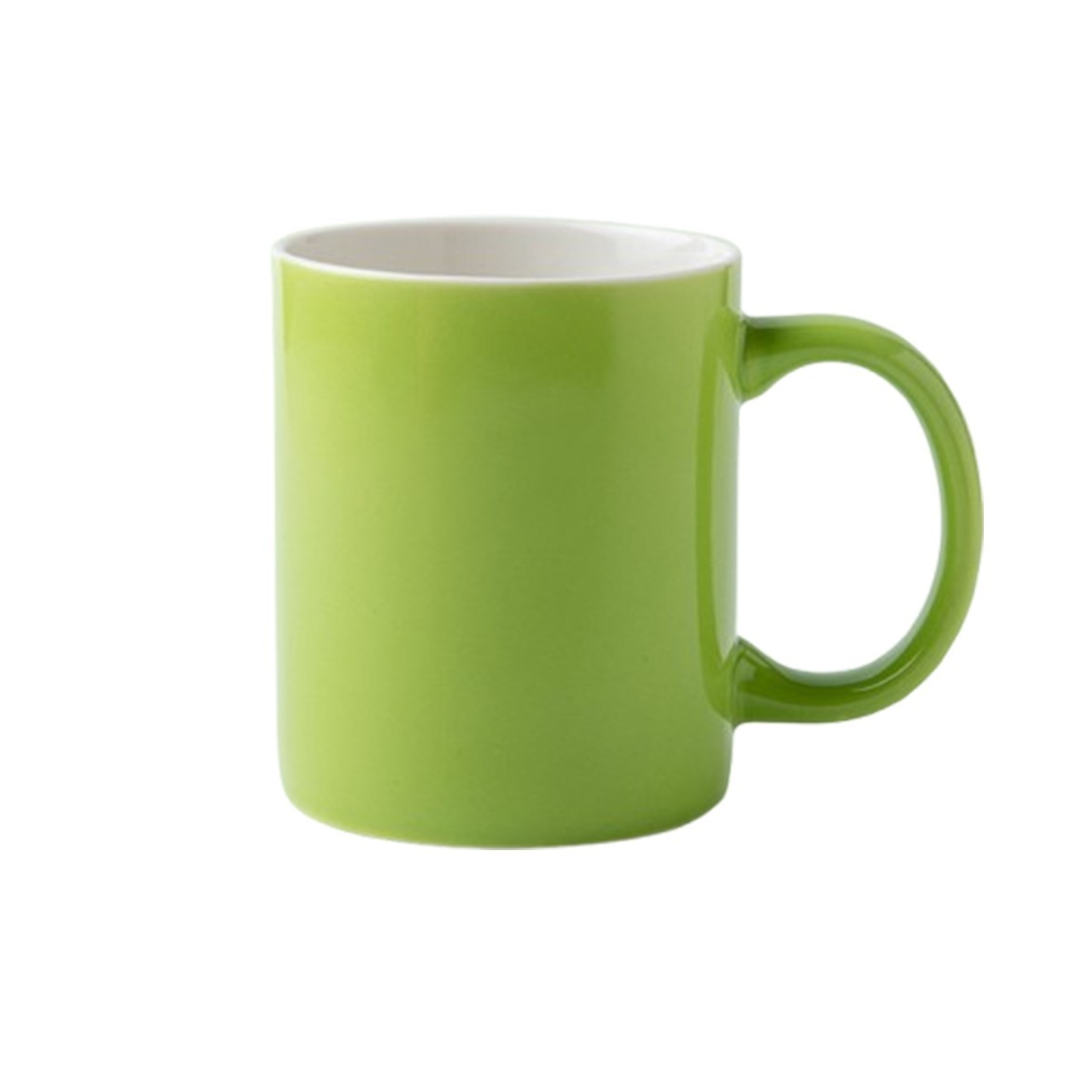 12oz Wooden Handled Ceramic Mug