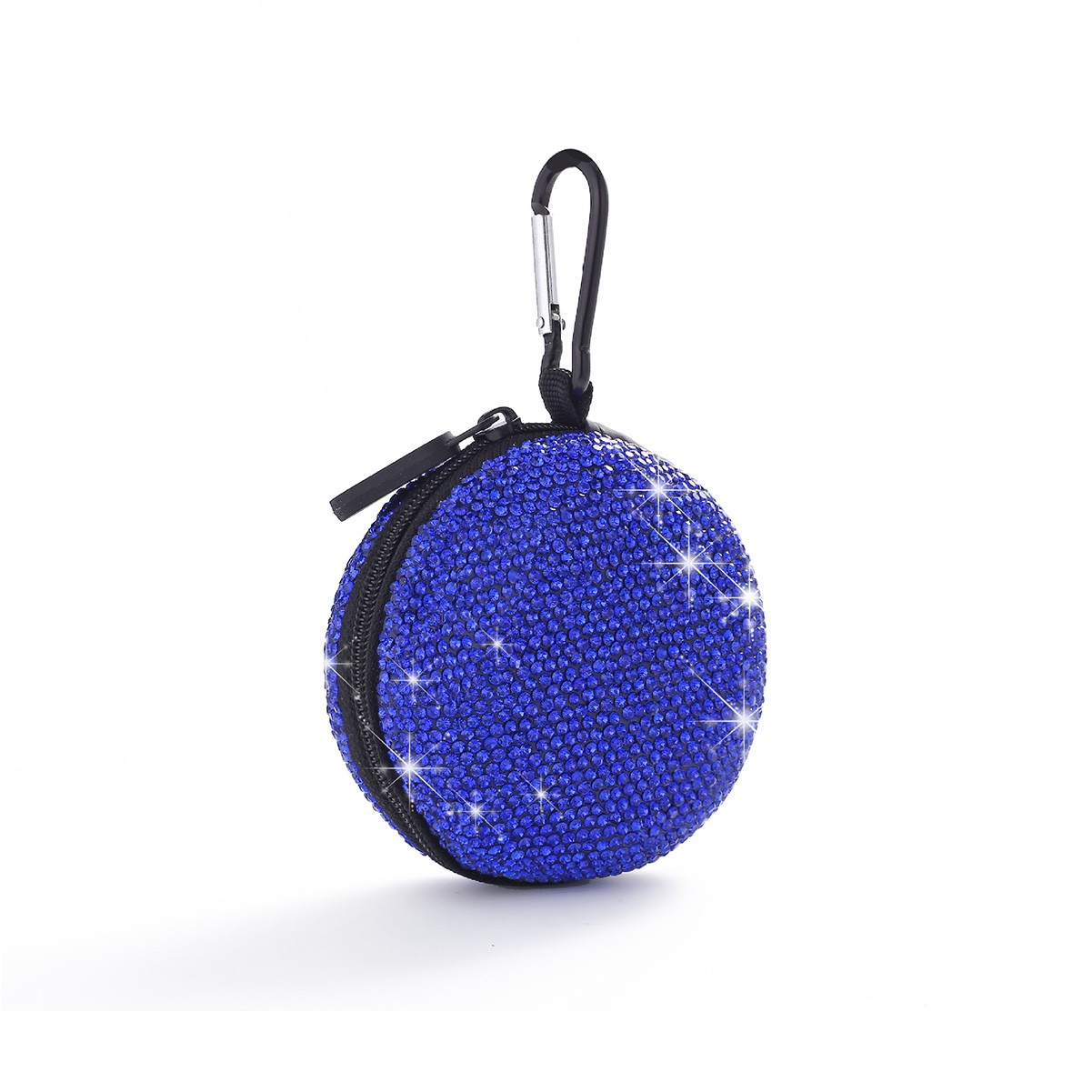 Elegant Rhinestone-studded Earphone Organizer